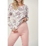 TARO 2998 GARDENIA PAJAMAS AW24 M светло-розовый