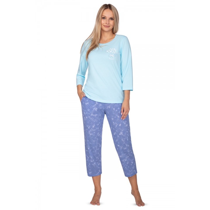 ЖІНОЧА ПІЖАМА REGINA 646 M бірюзового кольору