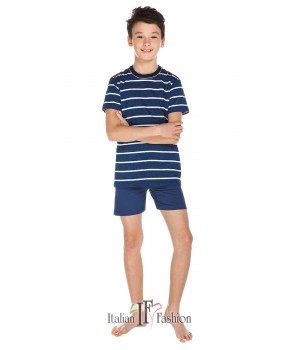 ПІЖАМА I FASH DZ JOWISZ KR KR 8-14L 122-128 темно-синій