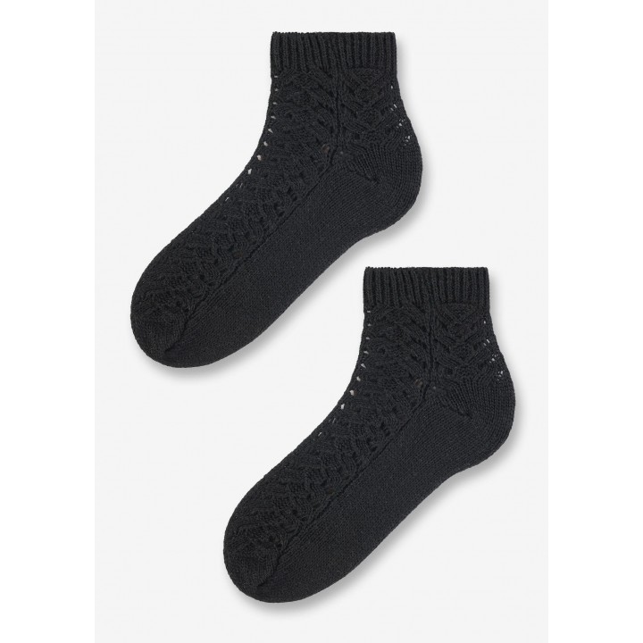 Женские носки «Мэрилин» ручной работы E103 черные