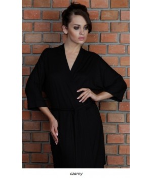 DE LAFENSE 871 VISA BATHROBE 3/4 M black