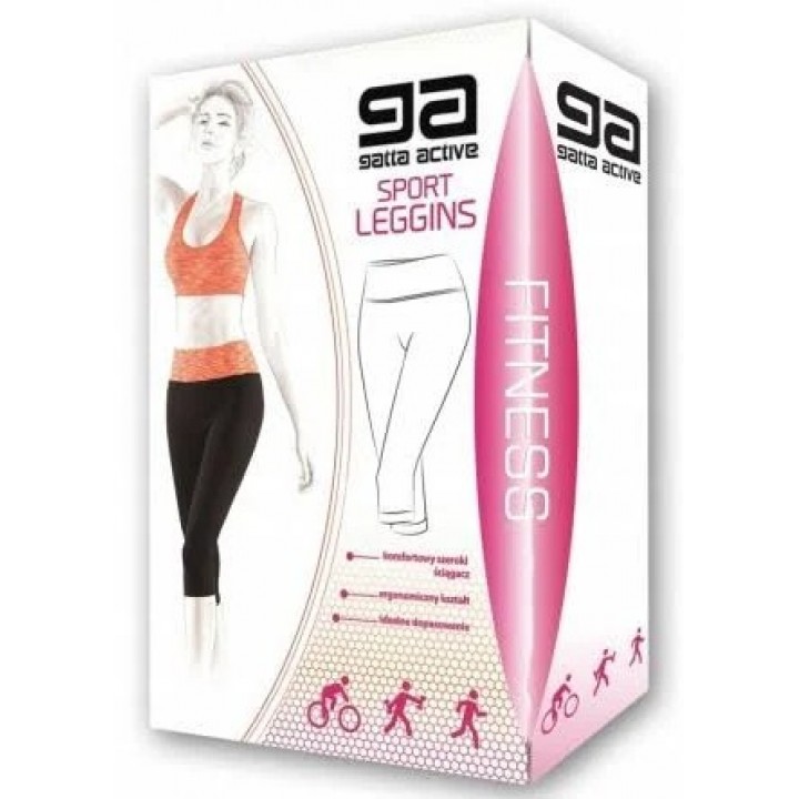 Легінси GATTA ACTIVE SPORT чорного кольору, розмір M/37
