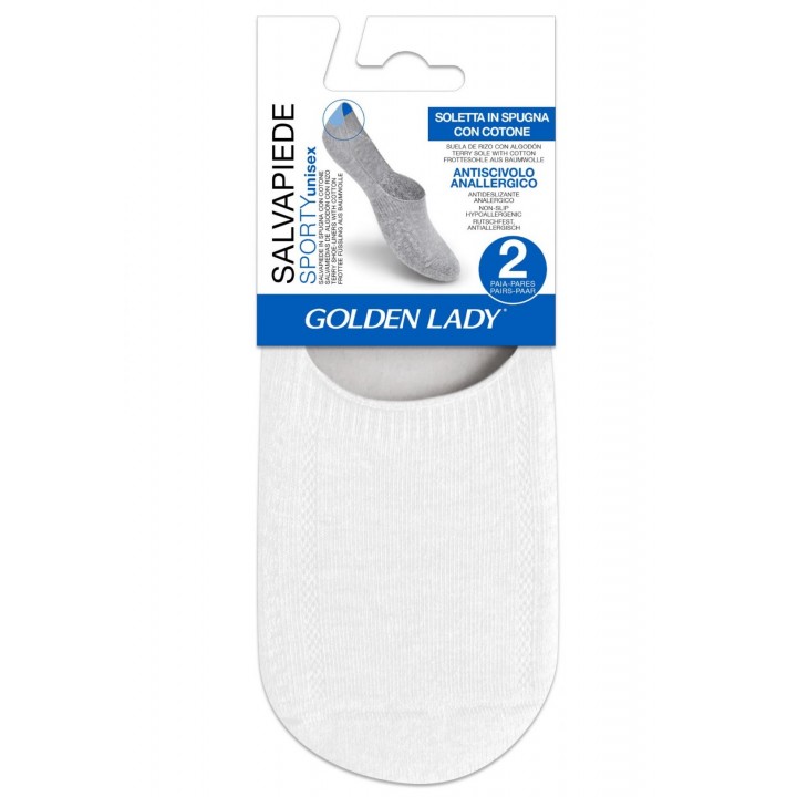STOPKI GOLDEN LADY SALVAPIEDE SPORTY 2PP S/M bianco
