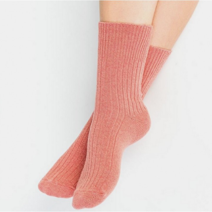 ЖІНОЧІ ШКАРПЕТКИ STEVEN 093 ВОВНЯНІ 35-37 лосося