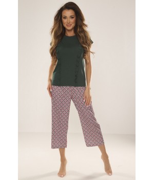 ПИЖАМА DE LAFENSE 663 SANCHI S зеленая