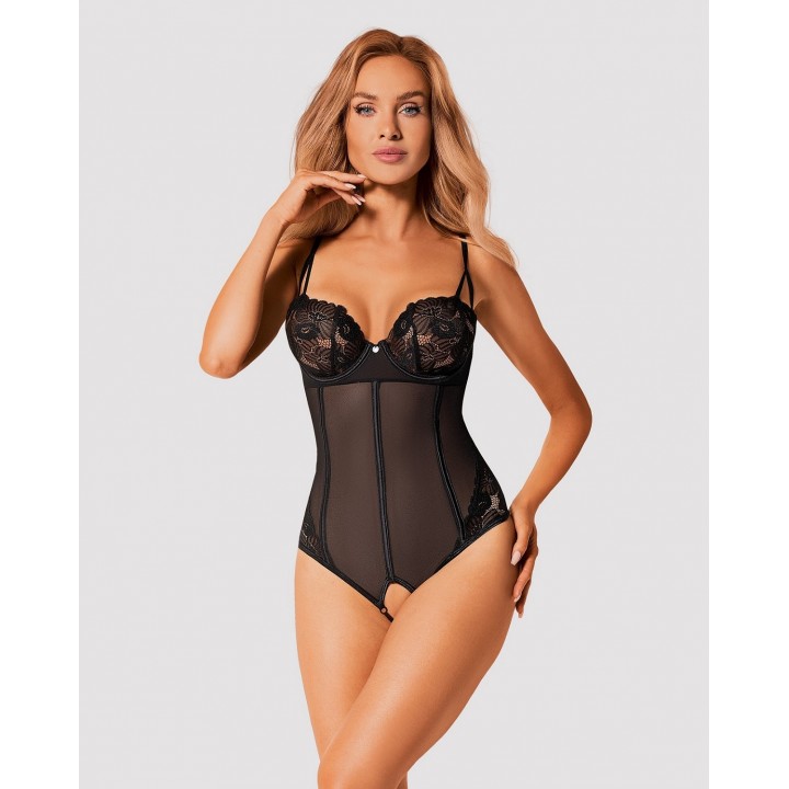 BODY OBSESSIVE SERENA LOVE OPEN XS/S черный