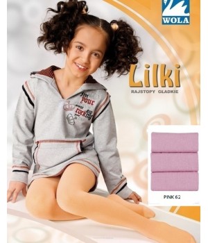 Колготки WOLA LILKI 128-134 світло-рожеві