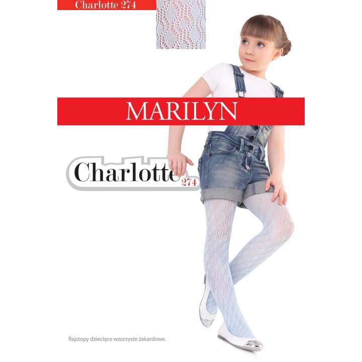 Колготки MARILYN CHARLOTTE 274 128-146 світло-сірі