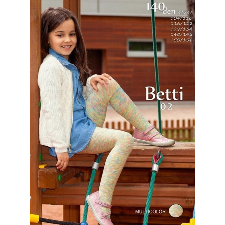 RAJSTOPY MONA DZ BETTI 02 140 140-146 wzorzyste