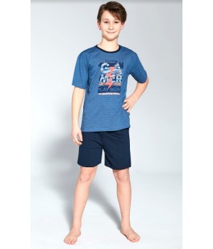 CORNETTE PAJAMA CHŁ 476/92 GAMER 146-152 jeans