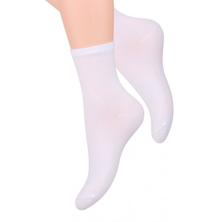 ШКАРПЕТКИ STEVEN 037 GL 35-37 білі