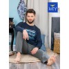 Піжама KEY MNS-862 B23 XXL темно-синя