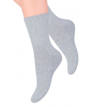 STEVEN SOCKS 127 38-40 меланж - светло-серый
