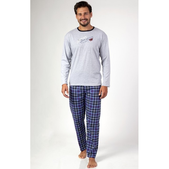 Чоловіча піжама REGINA 469 J MEL /M