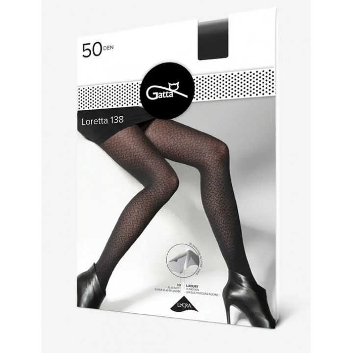 КОЛГОТКИ GATTA LORETTA 50 WZ 138 4 черный