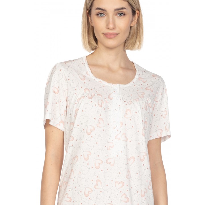 СОРОЧКА REGINA 009 АБРИКОСОВИЙ /XL