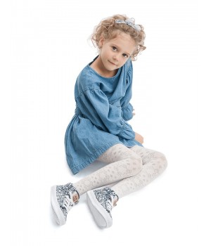 Колготки KNITTEX SNOW WHITE 128-134 серебристые