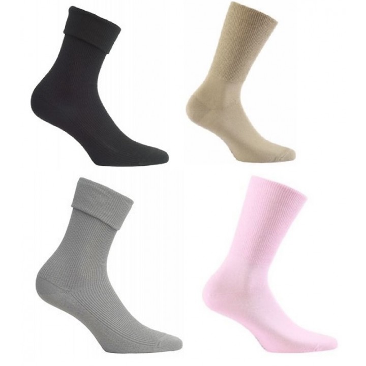 ЖІНОЧІ ШКАРПЕТКИ WOLA НЕ ТИСКОВІ 39-41 графітові