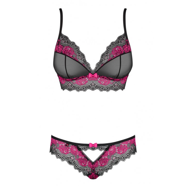 Комплект из 2 предметов OBSESSIVE TULIA L/XL, черный