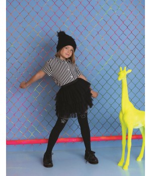 KNITTEX DOGGY TIGHTS 152-158 nero