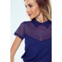ELDAR EDWINA GRA BLOUSE XL navy blue