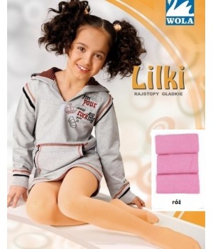 КОЛГОТКИ WOLA LILKI PINK34 140-146