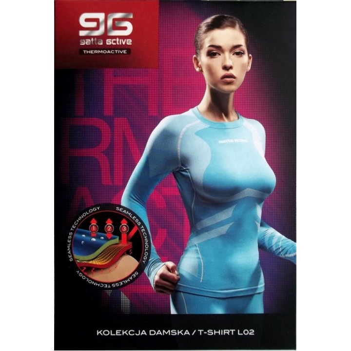 KOSZULKA GATTA GAT THERMO T-SH L02 WOM XL turkus
