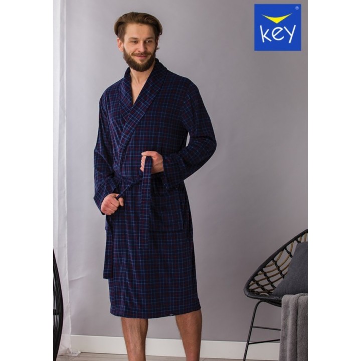 ХАЛАТ ДЛЯ БАННОГО КОМПЛЕКСА MGL-458 B21 XL/XXL темно-синий