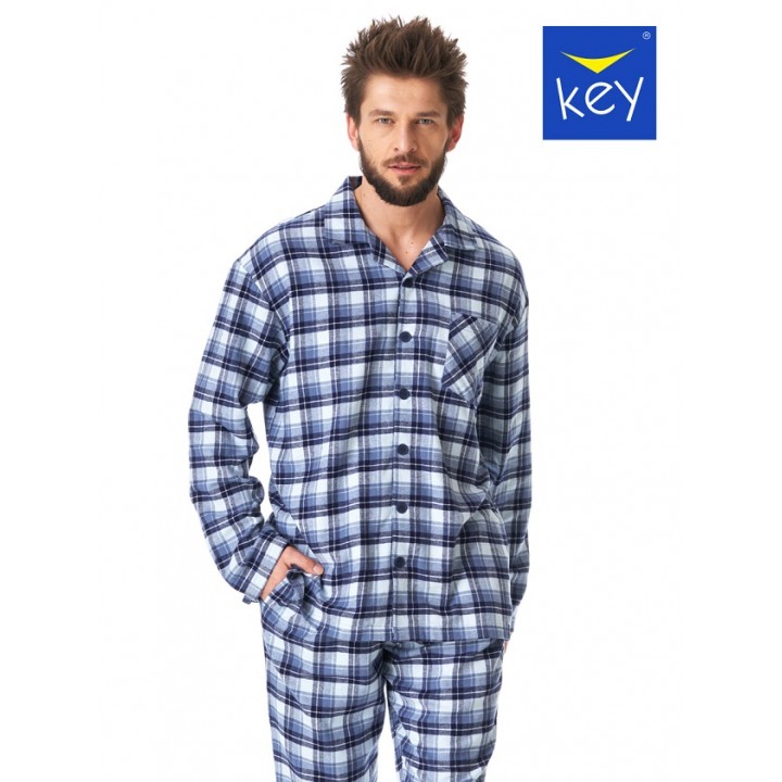 Пижама KEY MNS-426 B23 XL синяя