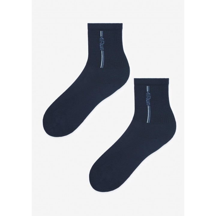 Носки MARILYN MEN 4 RUN LT 01 D синие 42/45