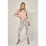 TARO 2997 МАКОВАЯ ПИЖАМА AW24 л лосось
