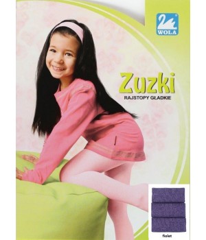 КОЛГОТКИ WOLA ZUZKI 92-98 фіолетові