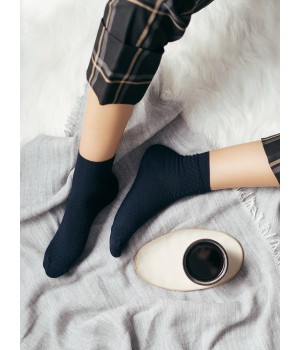 Женские носки STEVEN 125 BAMBOO ZAKARD 35-37 темно-синий