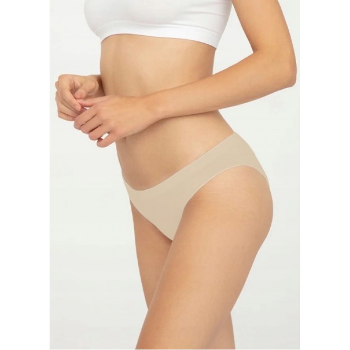 Бесшовное хлопковое мини-бикини GATTA L NUDE /XL