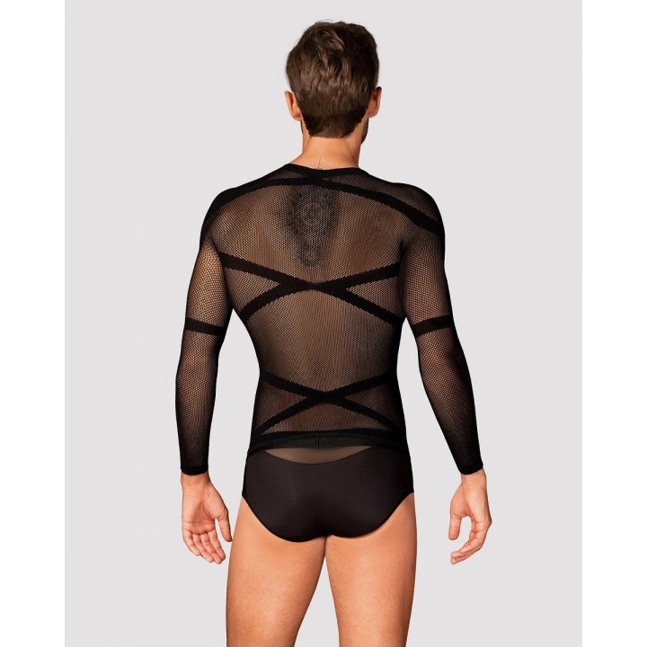 Футболка с длинным рукавом OBSESSIVE T101 S/M/L черная