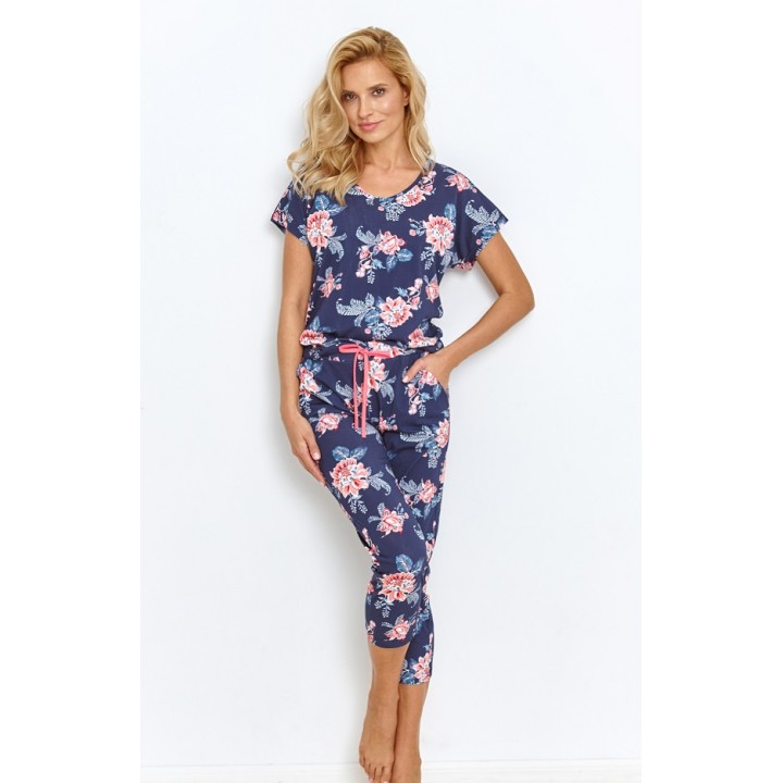 Піжама TARO 2881 ELLIE SS23 XL темно-синя