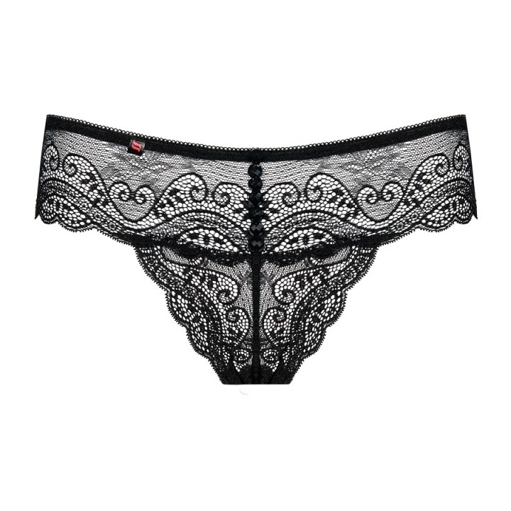 Трусики Obsessive Miamor Str Black S/M черные