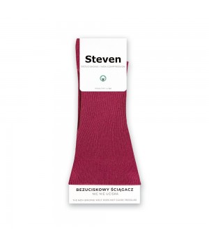 ЖІНОЧІ ШКАРПЕТКИ STEVEN 018 БЕЗ ТИСКІВ 35-38 бордові