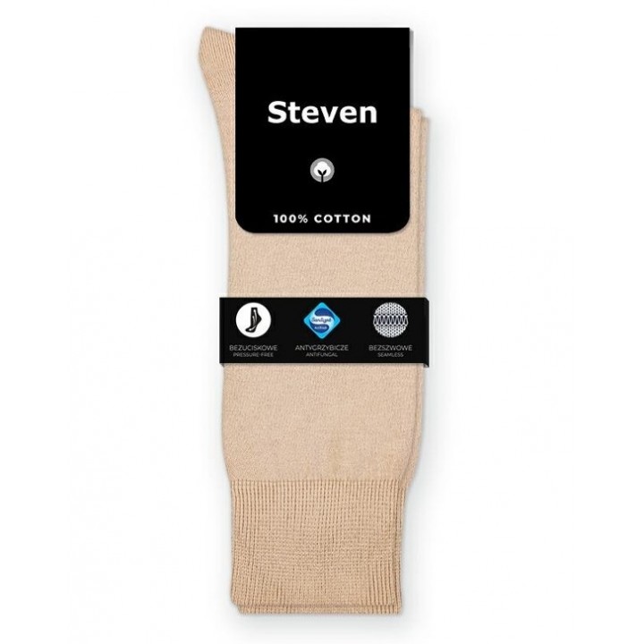 Чоловічі шкарпетки STEVEN 042 44-46 бежеві