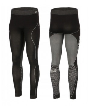 LEGGINSY GATTA THERMO MAN FUGO/BLANC XL black-grey