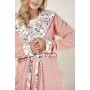 Халат TARO 3055 GARDENIA AW24 L світло-рожевий