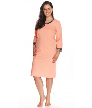 СОРОЧКА TARO 2818 LUNA AW22 L абрикосового кольору