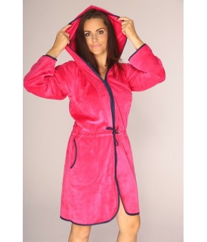 DE LAFENSE 313 DESIREE XL малиновый халат