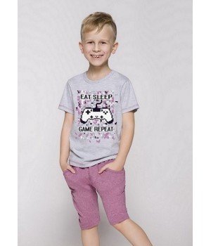 Піжама TARO 2216 ALAN SS19 134 сірого кольору