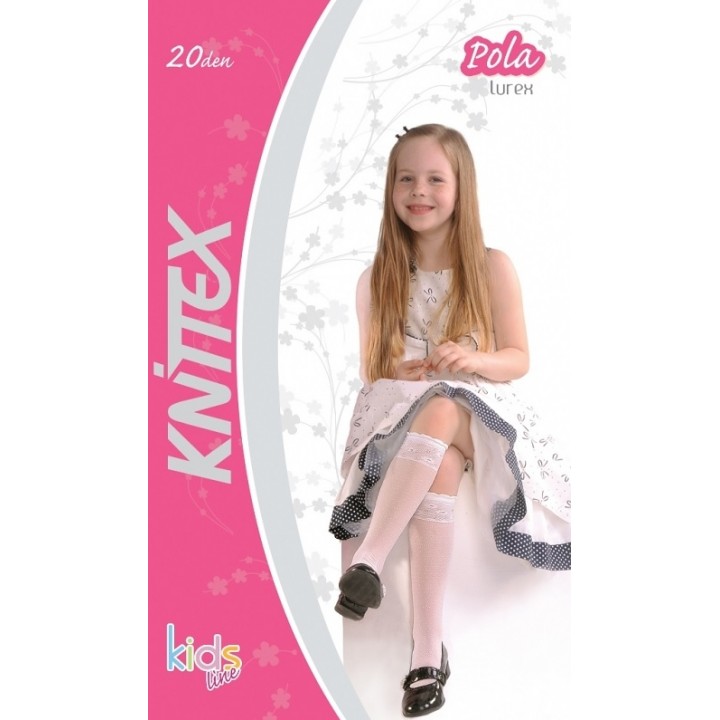 ГОЛЬФЫ ДЛЯ ДЕВОЧЕК KNITTEX POLA универсальные белые
