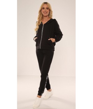 DE LAFENSE 619 NEW YORK TRACKSUIT M black