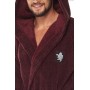 Мужской халат L&L BRUCE BURGUNDY XL бордовый