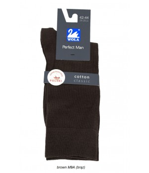 SKARPETY WOLA PERFECT MAN GL 42-44 brąz