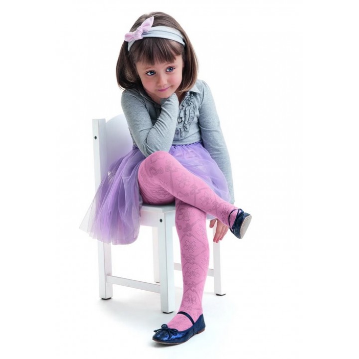 Колготки KNITTEX AMIRA 140-146 пудрово-розовые