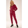 DE LAFENSE 619 NEW YORK TRACKSUIT M бордовый